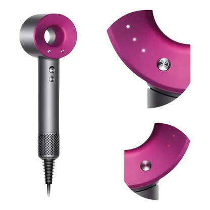 Secador de pelo de alta calidad supersonic 5 boquillas gris